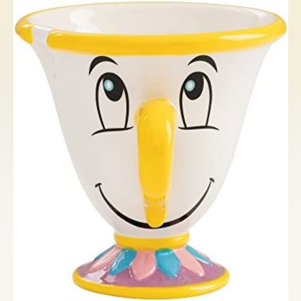 Disney Chip Teacup Mug, Beauty and the Beast, 8oz. Coffee Mug